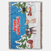 Merry Christmas Chihuahuas Decke (Vorderseite Vertikal)