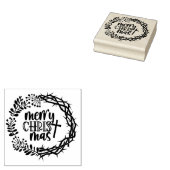 MERRY CHRISTMAS CHRIST CENTERED GUMMISTEMPEL (Stempel)