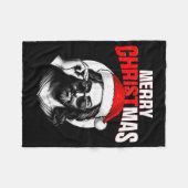 Merry Christmas Christian Jesus Pajamas Pjs Xmas M Fleecedecke (Vorderseite (Horizontal))