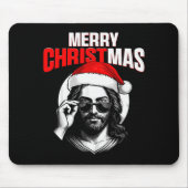 Merry Christmas Christian Jesus Pajamas Pjs Xmas M Mousepad (Vorne)