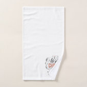 Merry CHRISTmas Christlich Jesus Christus Kalligra Badhandtuch Set (Handtuch)