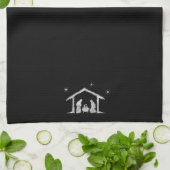 Merry CHRISTmas Christlich Jesus God Nativity Kitc Geschirrtuch (Gefaltet)