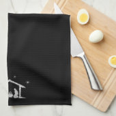 Merry CHRISTmas Christlich Jesus God Nativity Kitc Geschirrtuch (Viertel Falte)