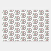 Merry CHRISTmas Christlicher religiöser Tod Geschenkpapier Set (Vorderseite 2)