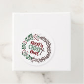 Merry CHRISTmas Christliches religiöses Gedicht Geschenkanhänger (Beispiel)