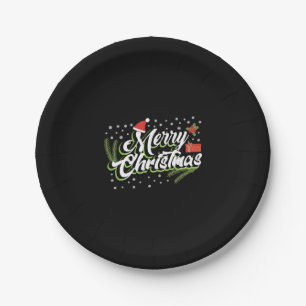 Merry Christmas - Christmas design Pappteller