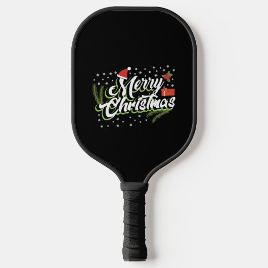 Merry Christmas - Christmas design Pickleball Schläger (Vorderseite)