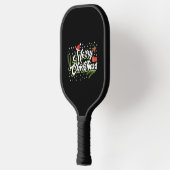 Merry Christmas - Christmas design Pickleball Schläger (Links)