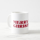 Merry Christmas - Christmas Kaffeetasse (Vorderseite Links)
