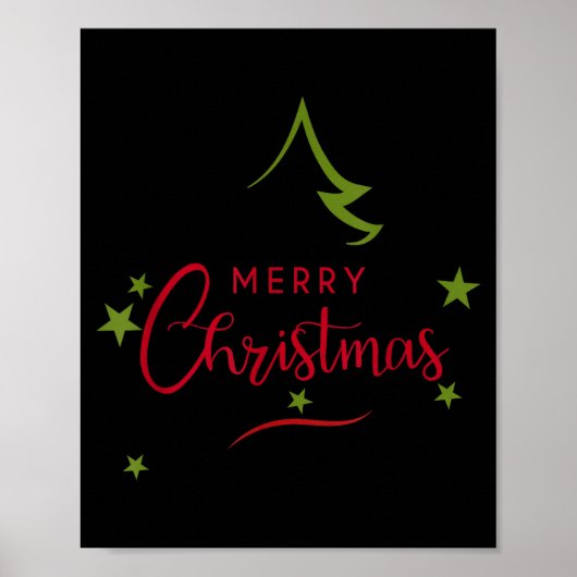Merry Christmas - Christmas Tree - Merry Christmas Poster (Vorne)