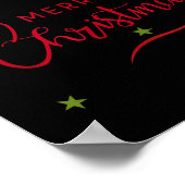 Merry Christmas - Christmas Tree - Merry Christmas Poster (Ecke)