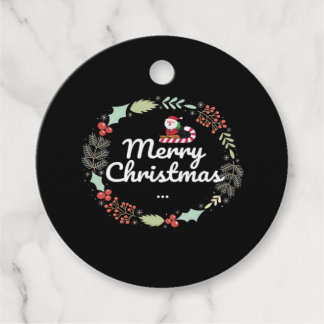 Merry christmas Classic Geschenkanhänger