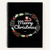 Merry christmas Classic Notizblock (Vorderseite)