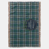 Merry Christmas Classic Preppy Tartan Plaid Decke (Vorderseite Vertikal)