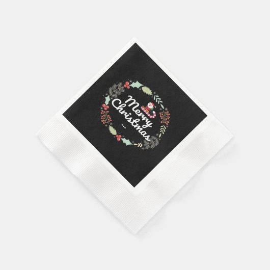 Merry christmas Classic Serviette (Ecke)