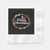 Merry christmas Classic Serviette (Vorderseite)