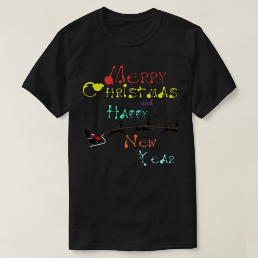 MERRY CHRISTMAS Classic T - Shirt (Design vorne)