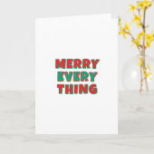 Merry Christmas Classical Unique Minimalist Plain Karte (Gelbe Blume)