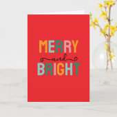 Merry Christmas Classical Unique Minimalist Plain Karte (Gelbe Blume)