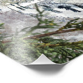 Merry Christmas. Claude Monet Photo Enlargement Fotodruck (Ecke)