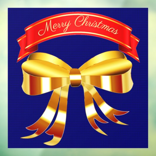 Merry Christmas Cling Fensteraufkleber (Blatt 3)