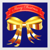 Merry Christmas Cling Fensteraufkleber (Blatt)