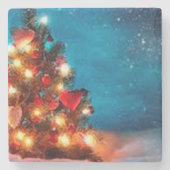 Merry christmas _coaster steinuntersetzer (Vorderseite)