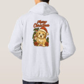 Merry Christmas Cockapoo T-Shirt Hoodie (Rückseite)