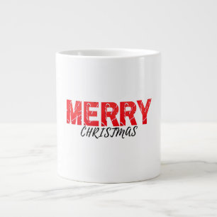 Merry Christmas Coffee Mug Jumbo-Tasse