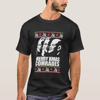 MERRY CHRISTMAS COMRADE Ugly Xmas Sweater Marx Le T-Shirt