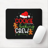 Merry Christmas Cookie Baking Crew Ginger Santa Pa Mousepad (Mit Mouse)