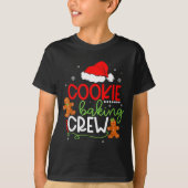 Merry Christmas Cookie Baking Crew Ginger Santa Pa T-Shirt (Vorderseite)