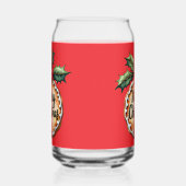 Merry Christmas Cookie with Holly Berries Red Dosenglas (Rechts)