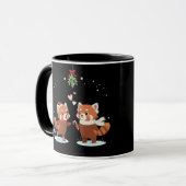 Merry Christmas Couple's Mug Tasse (Vorderseite Links)