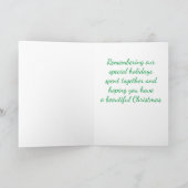 MERRY CHRISTMAS **COUSIN** KARTE (Innenseite)