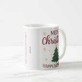 Merry Christmas Cup – Cozy Holiday Gift Kaffeetasse (VorderseiteRechts)