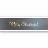 Merry Christmas Custom-Cut Vinyl Sticker (Vorderseite)