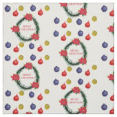 Merry Christmas Custom Fabric Stoff (Muster)