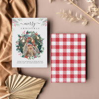 Merry Christmas Custom Foto Mistletoe