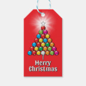 Merry Christmas Custom Golf Monogram Design Geschenkanhänger (Vorderseite)