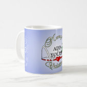MERRY CHRISTMAS CUSTOMIZE IT-KAFFEE-TASSE KAFFEETASSE (Vorderseite Links)
