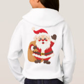 Merry Christmas Cute Cartoon Santa Claus Simple Hoodie (Rückseite)