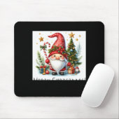 Merry Christmas Cute Christmas Gnome And More Mousepad (Mit Mouse)