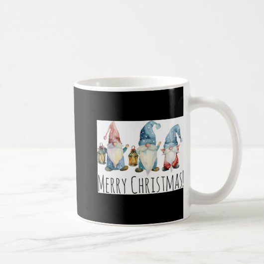 Merry Christmas Cute Christmas Gnomes T Shirt Kaffeetasse (Rechts)