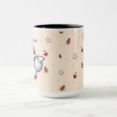 Merry Christmas | Cute Dog Christmas Mug Tasse (Zentrum)