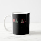 Merry Christmas Cute Holiday Christmas Tree Matchi Kaffeetasse (Links)