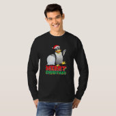 Merry Christmas Cute Penguin Ugly Xmas   T-Shirt (Vorne ganz)