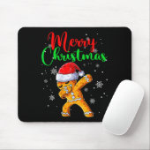 Merry Christmas Dab Gingerbread Xmas Christmas Coo Mousepad (Mit Mouse)