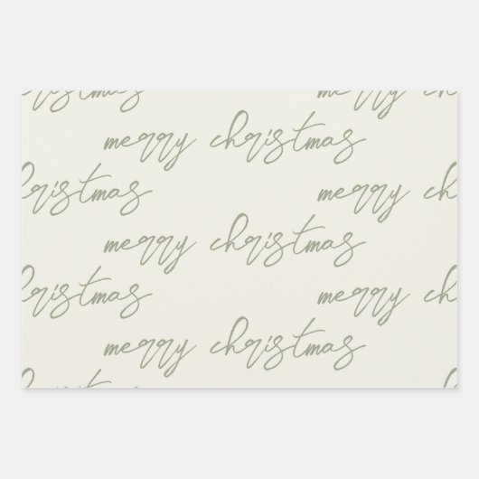 Merry Christmas dachshund puppies  Geschenkpapier Set (Vorderseite 3)