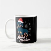 Merry Christmas Dachshund Santa Claus Xmas New Yea Kaffeetasse (Links)